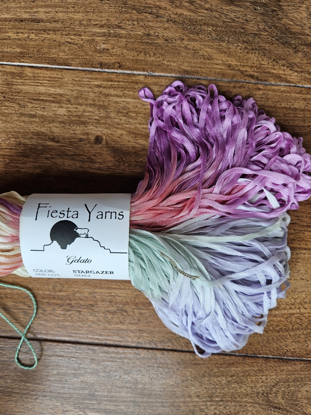 Gelato 'Stargazer' Multicolor Ribbon Yarn - Picture 4 of 4